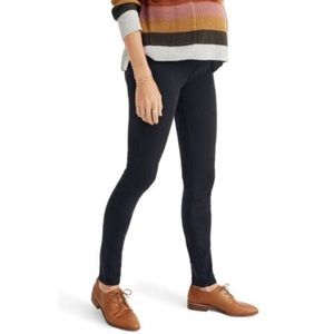 Madewell Women's Lunar Black Maternity Over-the-Belly Skinny Jeans J8446 Size 27